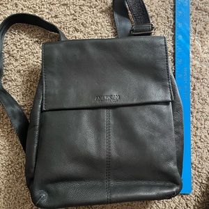 American Leather Co black backpack